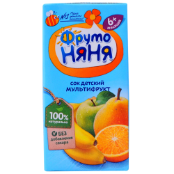 Հյութ Մուլտիֆրուկտ Ֆրուտո Նյանյա 200մլ