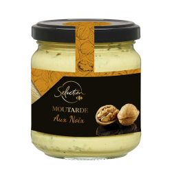 Mustard with walnuts Carrefour Selection 210ml