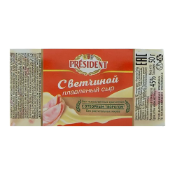 Melted cheese with  ham 140g