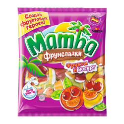 Мармелад Мамба фрукты и йогурт 72г