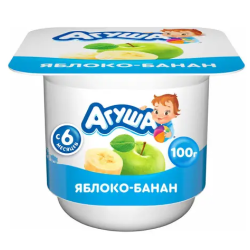 Детский творог Агуша яблоко-банан 3.9% 100г