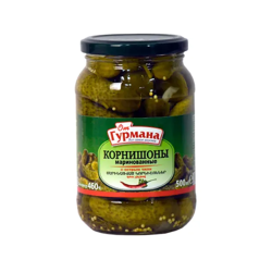 Օտ Գուրմանա թթու վարունգ չիլիով 3–6 սմ, 460գ
