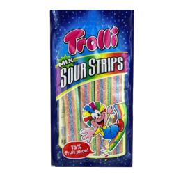 Marmalade Trolli sour spaghettini strawberry 100g
