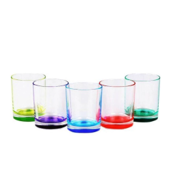 Vodka colored glasses 6pcs