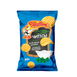 Chips onion, sour cream 80g