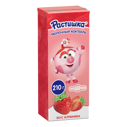 Milk cocktail Rastishka strawberry 2.5% 210g