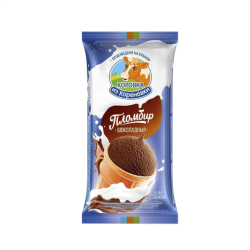 Ice cream Korovka glass chocolate 100g