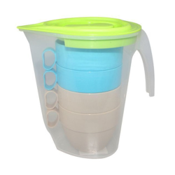 YAYAYA Drinking set, plastic jug, mugs