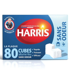 Herbal firelighter odorless Harris 80 cubes