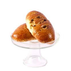 Bun with raisins