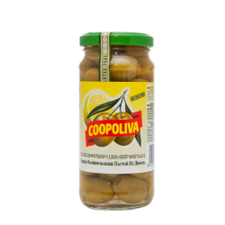 Green olives with red pepper 244g