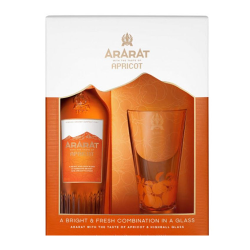 Ararat apricot brandy gift pack 700ml