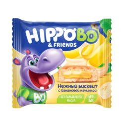 Hipopo sponge cake with banana filling 32 g