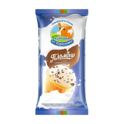Коровка Пломбир Кон Карамель 120г