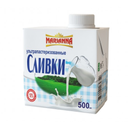 Սերուցք Մարիաննա ուլտրապաստերիզացված 10% 500մլ
