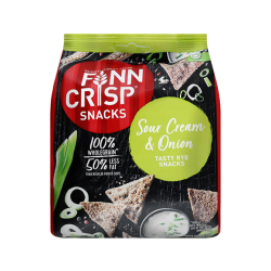 Snacks crisp sour cream and onion 150g