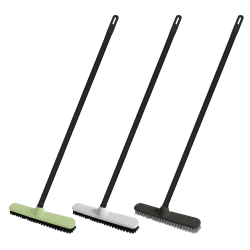 Scrubbing brush twingo with handle 110cm grey