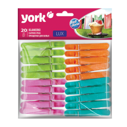 Clothes pegs york 20pcs