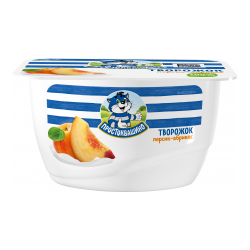 Curd product Prostokvashino peach and apricot 3.6% 130g
