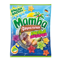 Мармелад Мамба кислые звёздочки 70г