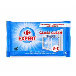 Carrefour Expert ապակու խոնավ անձեռոցիկներ 20 հատ
