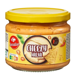 Carrefour Sensation sauce fromagère pimentée au fromage fondu et aux piments jalapeño 300 g