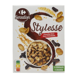 Carrefour Sensation Stylesse սև շոկոլադով նախաճաշի փաթիլներ 300 գ