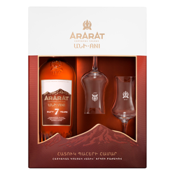 Brandy  Ani 700ml with 2 glasses
