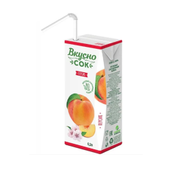 Вкусно Сок հյութ դեղձի 200 մլ